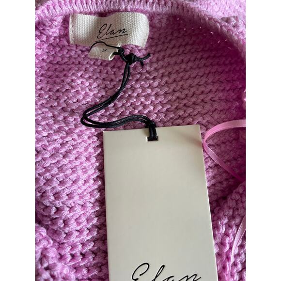 Elan Crochet Cutout Halter Mini Dress - Picture 3 of 3